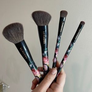 Flora Sephora Brush Set NWOT
